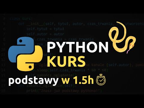 Kurs Pythona dla początkujących - podstawy w 1.5h (2023)