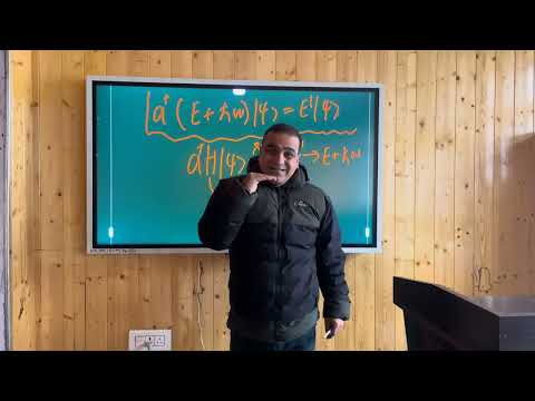 Ladder operators,￼ quantum mechanics, one class 24