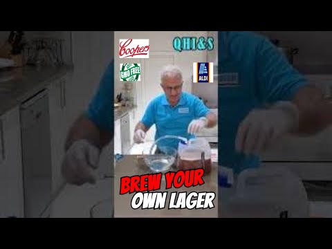 How To Brew The Perfect Coopers Lager at Home with Their Tiny Kit! #SHORTS
