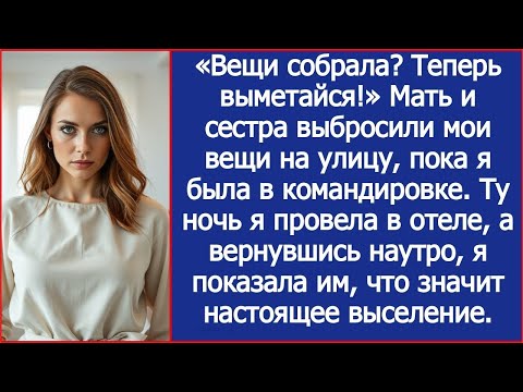 «Вещи собрала? Теперь выметайся!» Мать и сестра выбросили мои вещи на улицу из моей квартиры