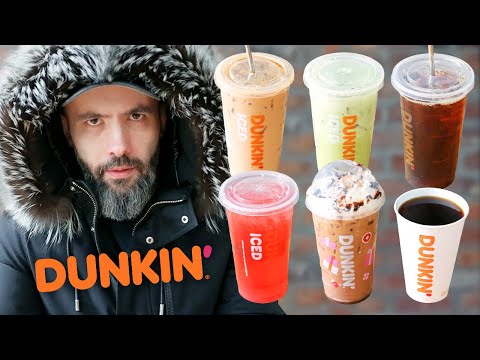 Ranking 25+ Dunkin' Drinks | Best with Babish
