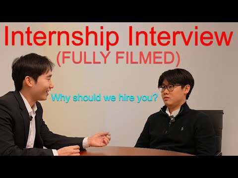 i filmed my ENTIRE internship interview