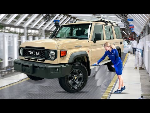 Inside Secret Toyota factory where Best Land Cruiser & Mirai & Crown and Taxi are produced Assembly