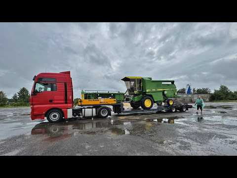 Prompt delivery of a John Deere 1055 combine from Berezny to Sumy region