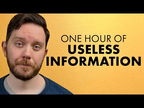 A Solid Hour of Useless Information