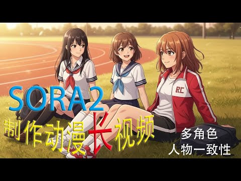 Sora 2 多角色日本动漫实测：视频界 GPT-3.5？「人人都能当导演」，多镜头叙事、音画同步、角色一致性全搞定，全程干货无废话！#sora #sora2