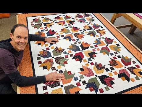 SCRAPS INTO A BEAUTIFUL "HARVEST" QUILT!