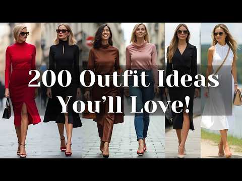 200 Chic Outfits for 2025 That Combine Elegance with Everyday Ease.