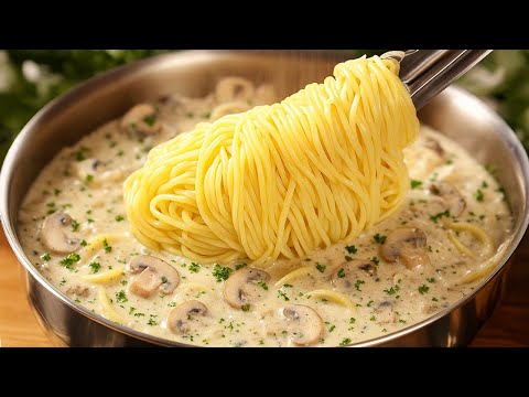 Incredibly delicious spaghetti in 15 minutes! The most delicious dinner you have ever had!