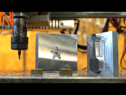 Testing the limits of machining with a modified cheap CNC milling machine!