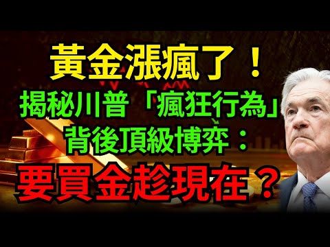 黃金漲瘋了！揭秘川普「瘋狂行為」背後頂級博弈：要買金趁現在？#黃金 #川普 #格陵蘭