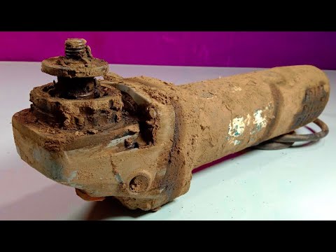 RESTORATION! Destroyed & Rusty Angle Grinder Impossible Repair