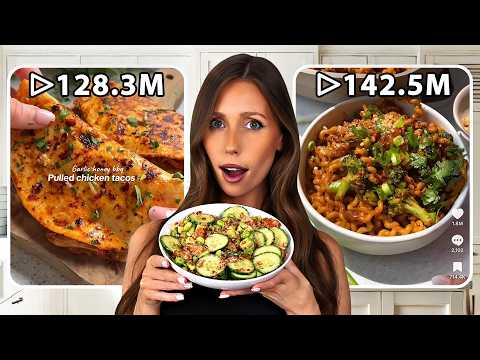 I Tried TikTok's MOST VIRAL 'Healthy' Meals 🌮