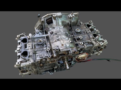 Recovering a 30-year-old Subaru 1800cc Boxer Engine from a Scrapyard