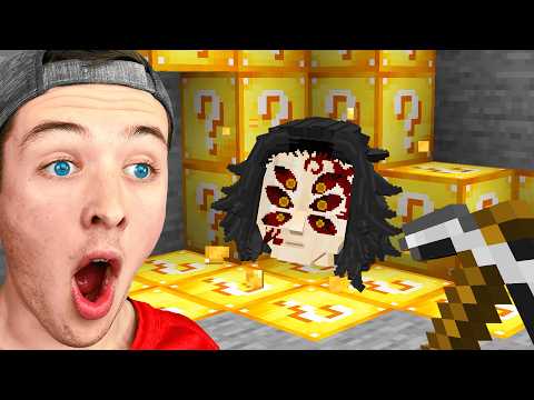 I added DEMON Lucky Blocks in Minecraft