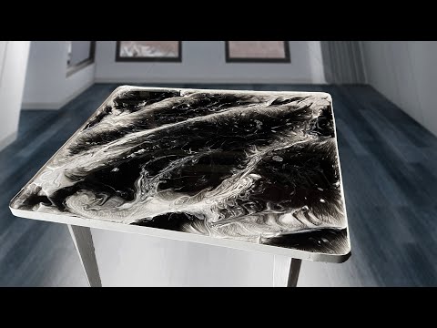 СТОЛ ИЗ ЭПОКСИДКИ восстановление мебели