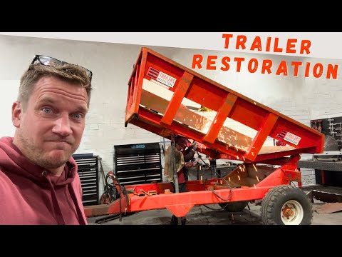Full Dump Trailer Restoration! Was It Worth It?