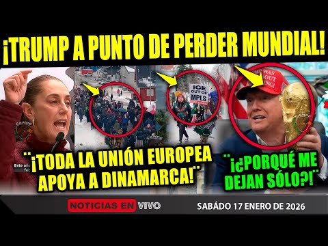 SÁBADAZO! TRUMP PERDERÍA EL MUNDIAL POR EL ICE ¡SALEN NATIVOS AMERICANOS! GROELANDIA DINAMARCA HOY