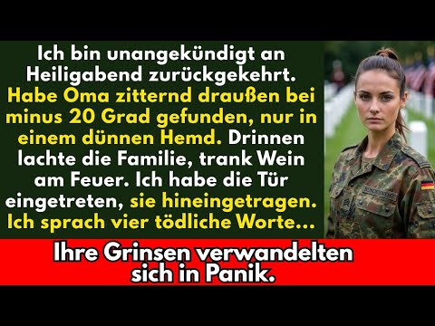Ich fand meine Großmutter draußen am Erfrieren – Familie lachte und unterhielt sich am Kamin.