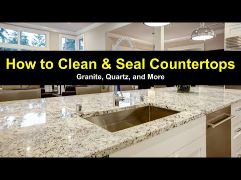 How to Clean & Seal Granite Countertops
