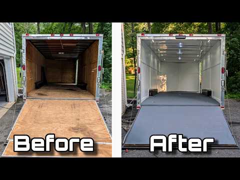 I Rebuilt the ENTIRE Interior of this $800 Enclosed Copart Trailer