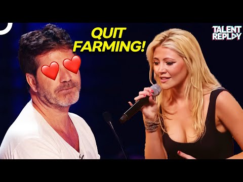 She Said She Is A Farmer... But She Sings Like A LEGEND! | The X Factor UK