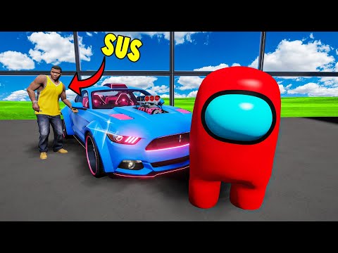 Stealing Cars from Among Us in GTA 5