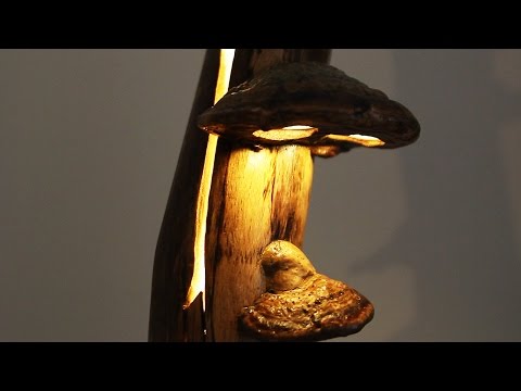 Making of: Natural Mushroom Lamp (long Version)