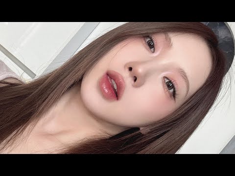 청순함의 새로운 바이블🍎 오묘한 느낌을 주는 바닐라 애플 메이크업(미간 콧대 블러셔 2025ver / new 하라존)