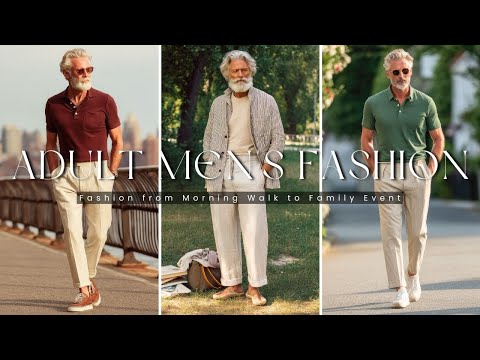 From Morning Walk to Family Event: 20 Looks | Older Men’s fashion