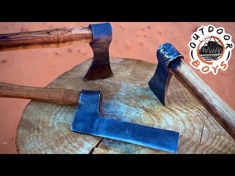 Making the Outdoor Boys Japanese Hatchet! 3 Day Blacksmith Course in Zion Utah