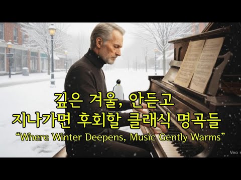 눈이 내리는 날, 꼭 듣고 싶은 클래식 명곡들을 모았습니다. /고요한 클래식 선율 속에서 마음의 평화를 느껴보세요. Healing Classics와 함께하는 하루의 쉼표.
