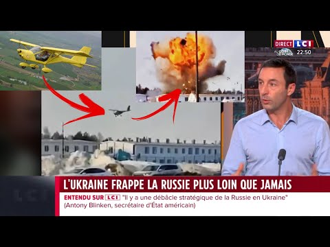 L'UKRAINE frappe une usine RUSSE à 1200km avec un SIMPLE ULM...