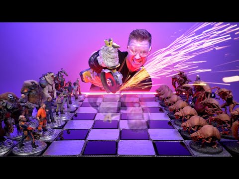 I spent way too long making a Sci-Fi chess set