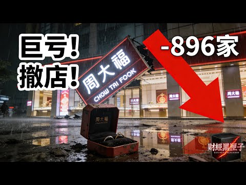 💥周大福崩了！一年关店896家，市值蒸发800亿！22K当24K卖，4144条投诉揭开"百年老店"吃人真相！
