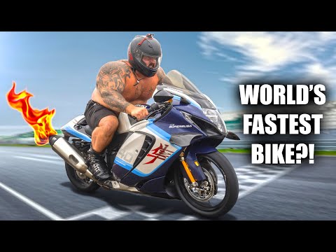 STRONGMAN VS WORLD'S FASTEST BIKE! - Eddie Hall
