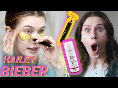 Esthetician Reacts to Hailey Bieber's Skincare Routine