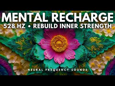 528 Hz 🧘‍♂️Calm your Nerves • Clear Energy Blockages & Rebuild Inner Strength | 8 Hours of Stillness