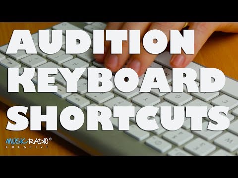 Adobe Audition Keyboard Shortcuts For Editing Audio