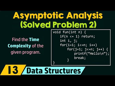 Asymptotic Analysis (Solved Problem 2)