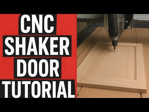 How to make shaker doors on a CNC machine