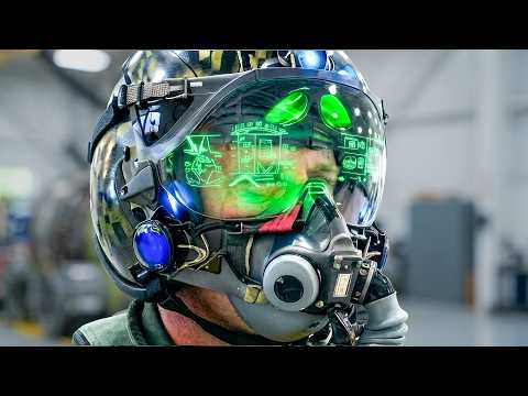 HOW US PILOTS FIT THEIR $400,000 HELMETS FOR PERFECT 360 VISION