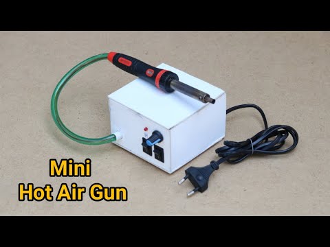 How To Make A Hot Air Gun Using Old Soldering Iron | Hot Air Gun Soldering | Heat Gun | Hot Air Gun