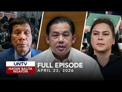 UNTV: Hataw Balita Ngayon | April 23, 2026