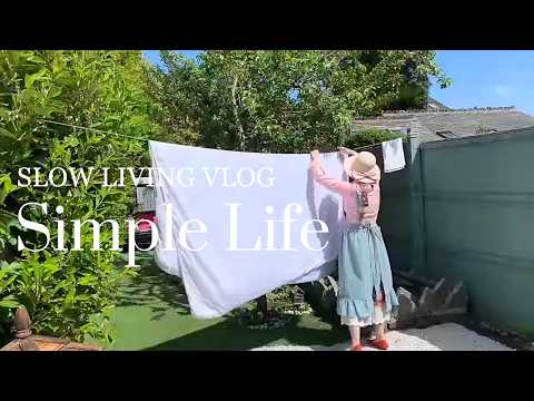 Relaxing English Cottage Life ᯽ Lavender Coffee ᯽ Simple Life ASMR ᯽ Peaceful English Countryside