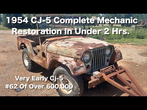 1954 CJ-5 Jeep Mechanical Restoration