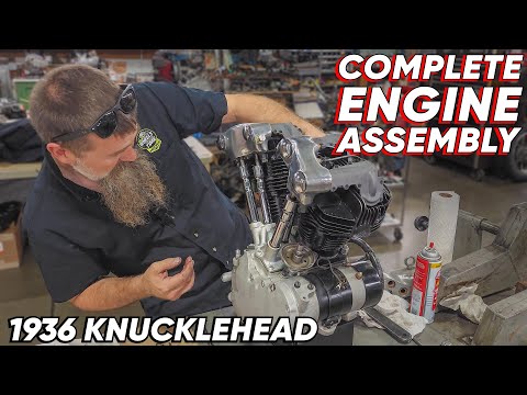 1936 Harley-Davidson Knucklehead Engine Build