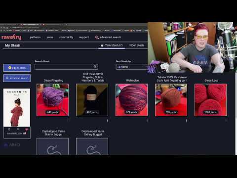 Stash Busting and Updating Ravelry!