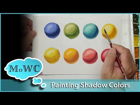 How to Paint Intense Shadow Colors in Watercolor