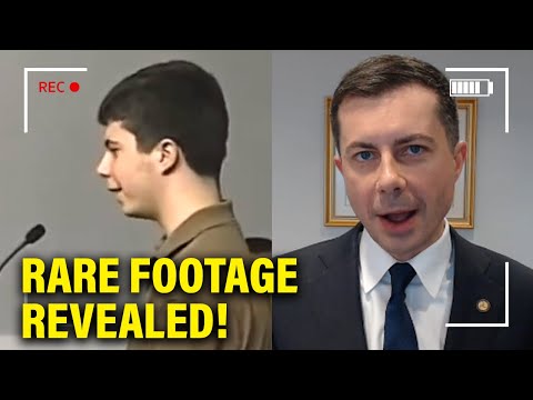 WOW: Pete Buttigieg REACTS to RARE FOOTAGE of himself from college